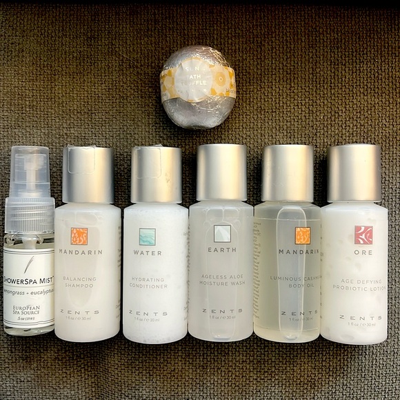 Zents Skincare Travel Set with Silver Caps - Picture 1 of 8